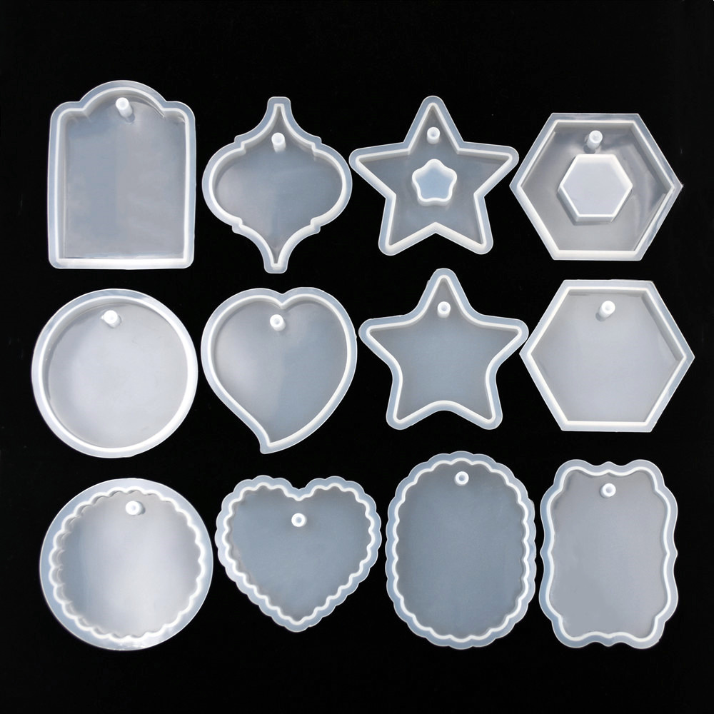 Jewelry Making Techniques - 1 Stück Silikon-Gießform für Anhänger, handgefertigt,