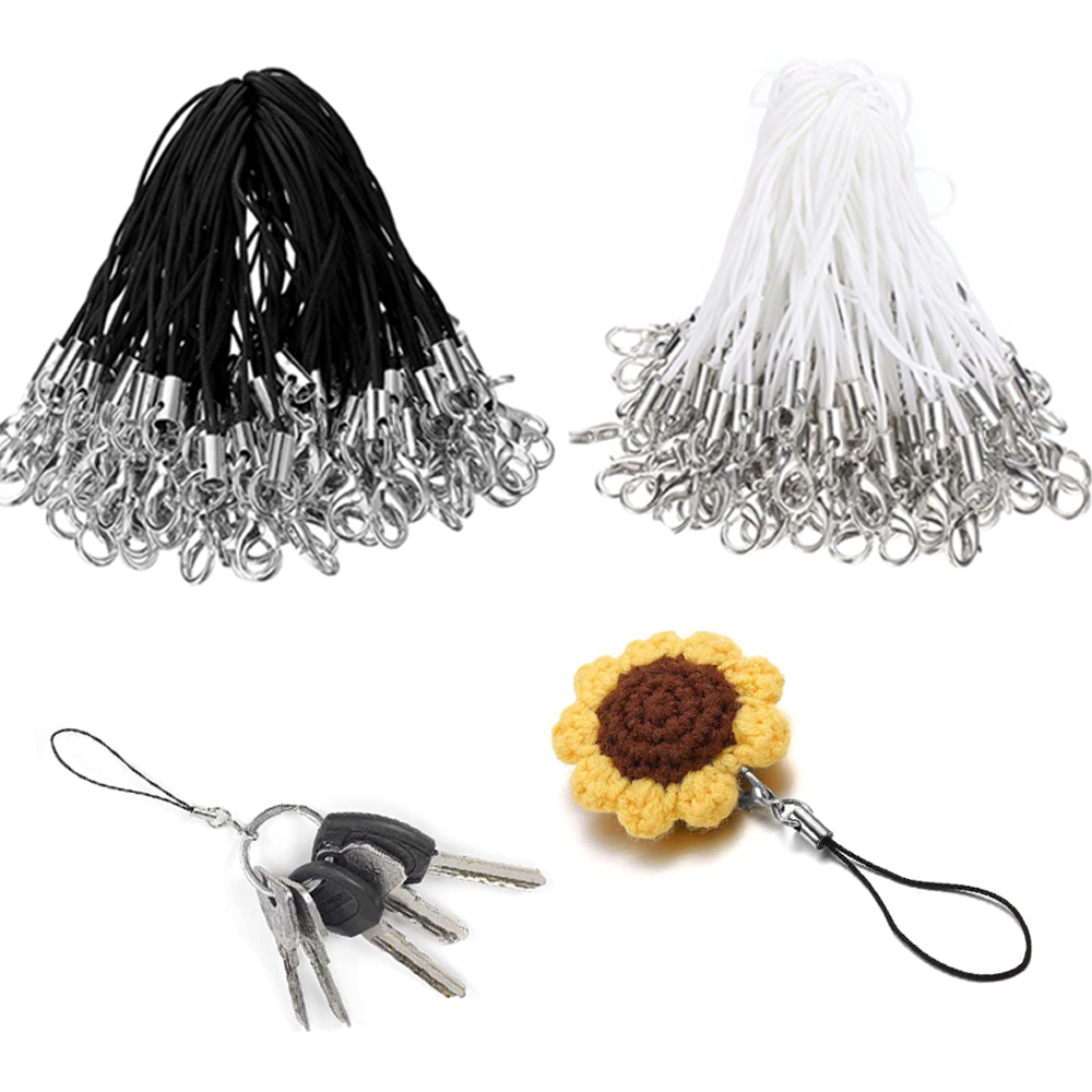 Jewelry Making Kit For Beginners - 50/100 Stück schwarz weiß Strap Charm