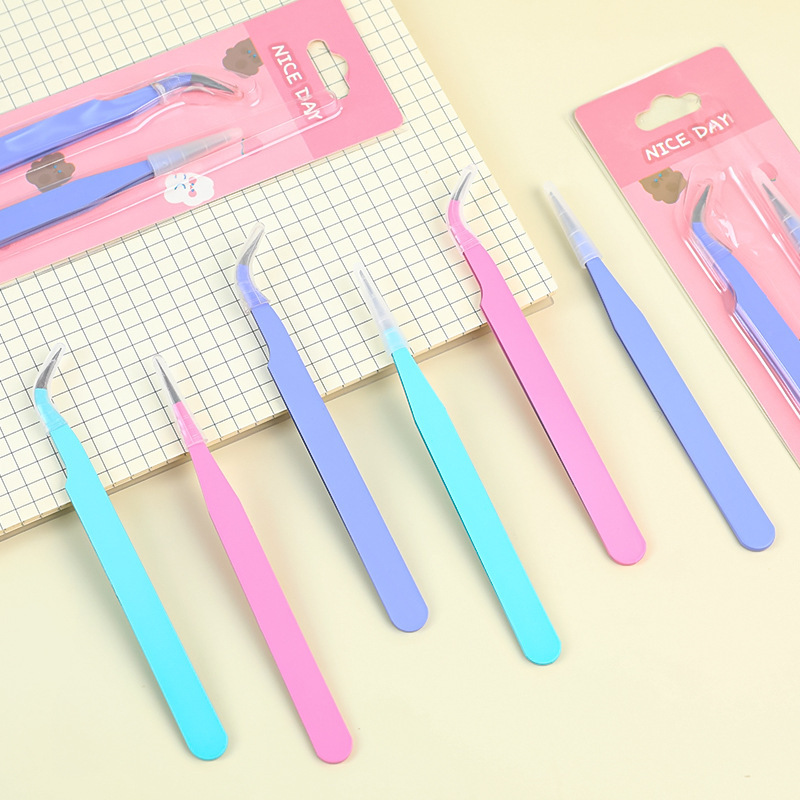 Jewelry Making Techniques - 6-teiliges Pinzetten-Set - Winkel- und Gerade