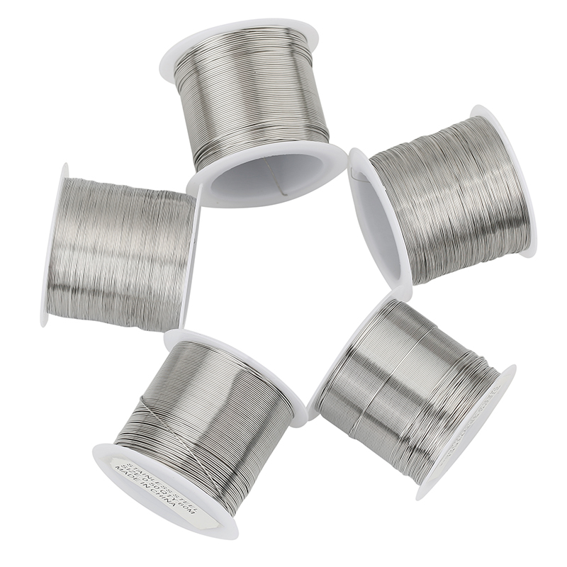 1 Rolle Edelstahl-Perlendraht, – Jewelry Making Yarn Bewertung und Preis
