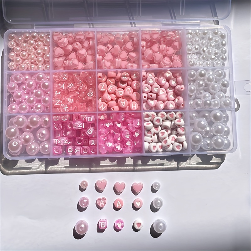 10-teiliges rosa Alphabet-Set, – Jewelry Making Organizer Box Bewertung und Preis