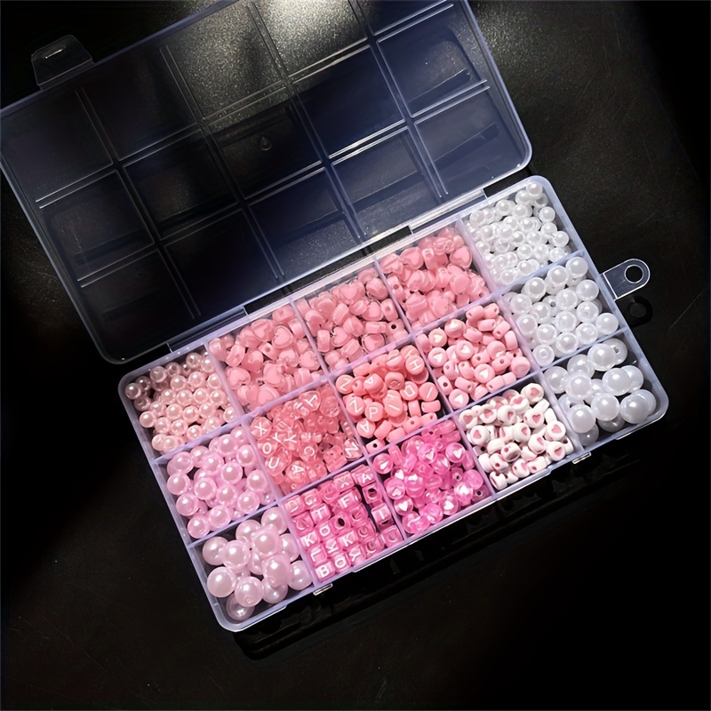 10-teiliges rosa Alphabet-Set, – Jewelry Making Organizer Box Bewertung und Preis