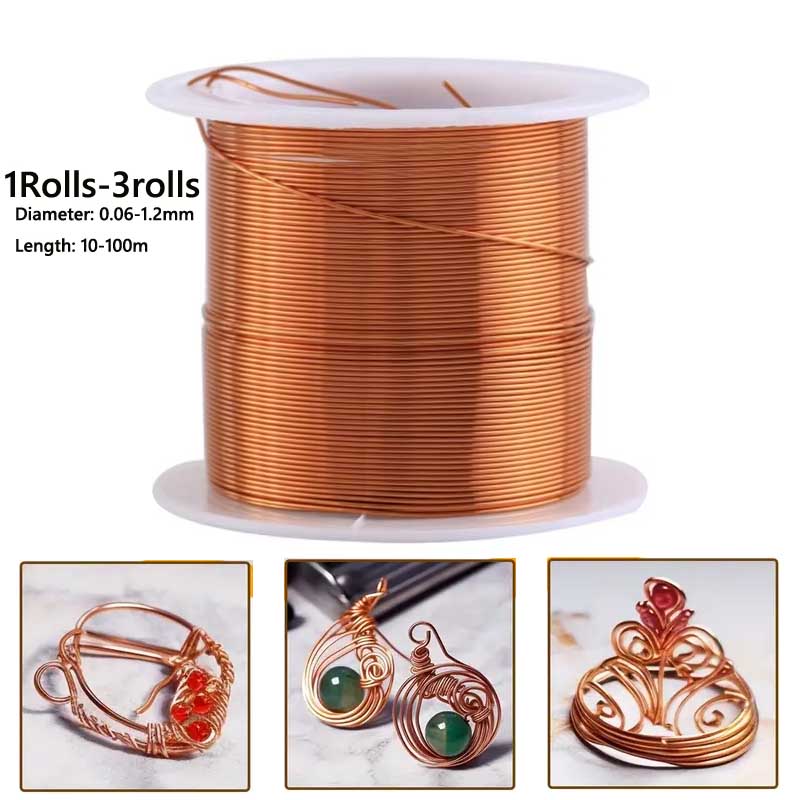 1–3 Rollen weicher Kupferdraht – Jewelry Making Yarn Bewertung und Preis