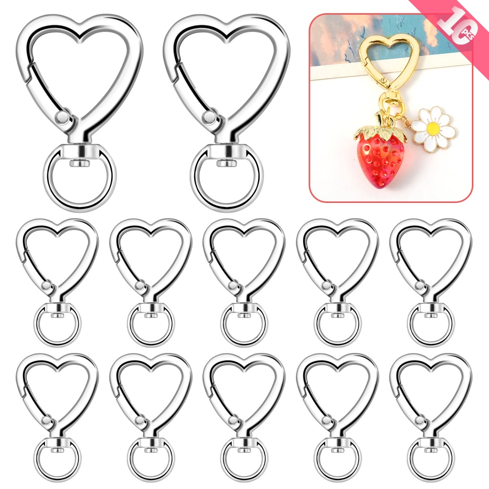 10 Stück Metall-Herz-Karabiner – Jewelry Making Kit For Beginners Bewertung und Preis